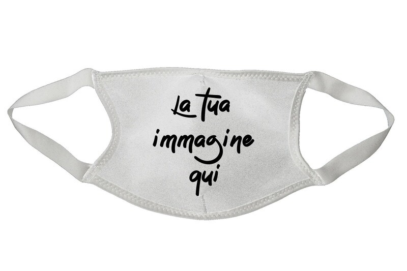 Mascherina personalizzabile con la tua foto/disegno/scritta/immagine