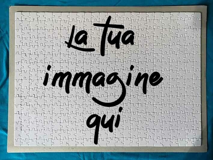 Puzzle cm 42x30 360 pezzi personalizzato con la tua foto/disegno/scritta
