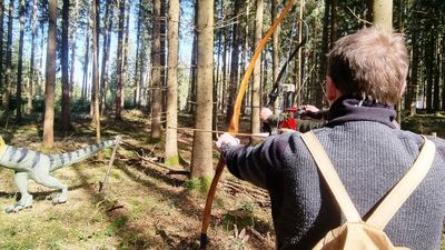 Gutschein - Parcourskarte 3D-Wald-Parcours mit Compoundbogen (Erwachsene)