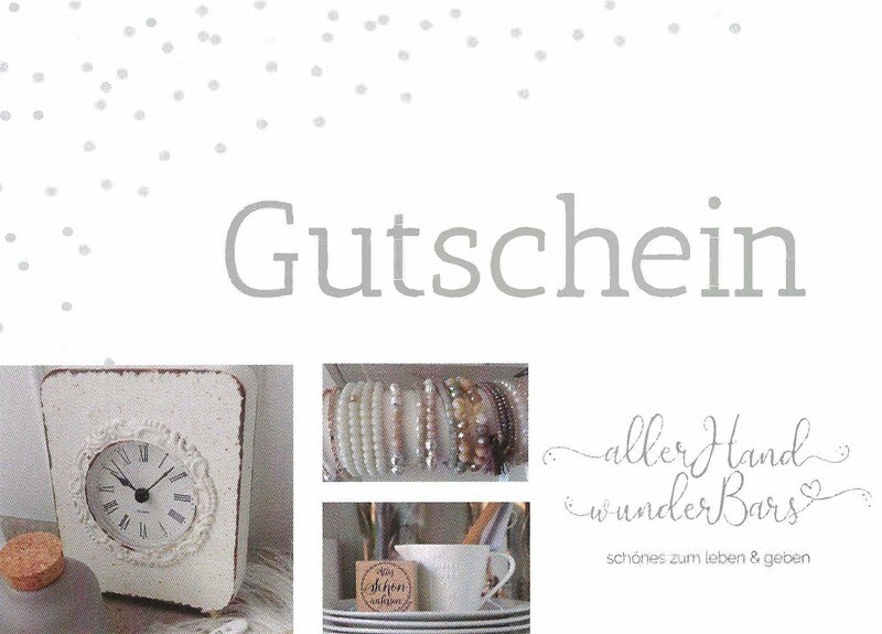 Geschenkgutschein - Kontakt per Mail!