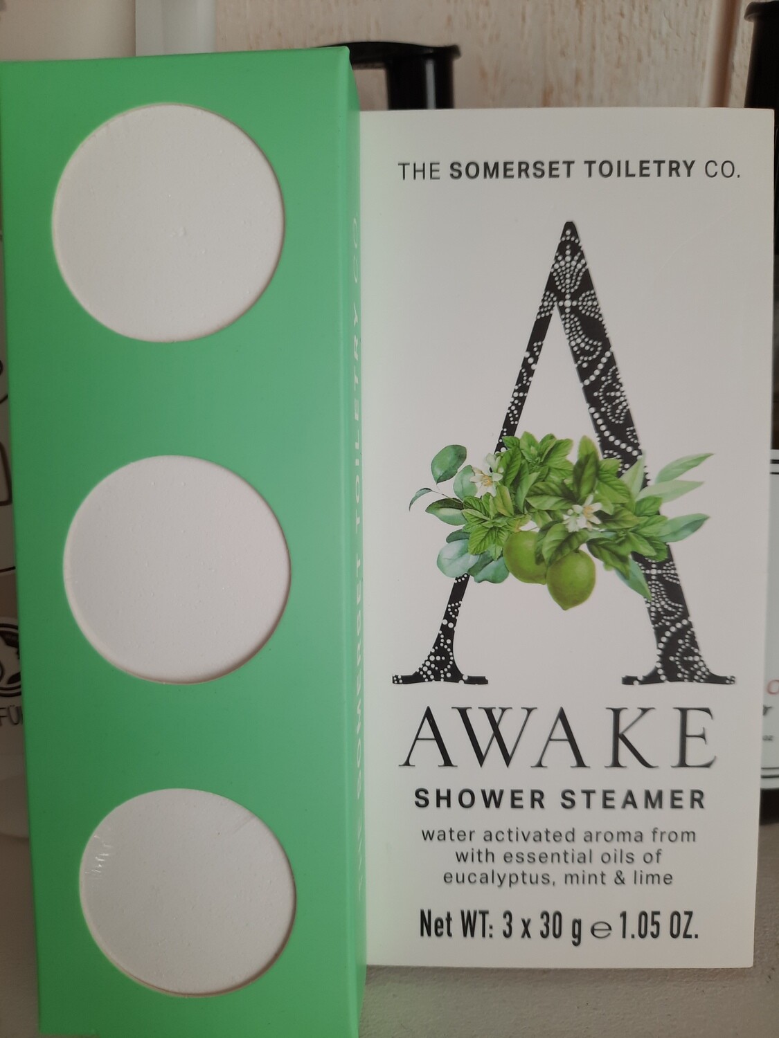 Awake - 3 x erfrischende Dufttaps für die Dusche