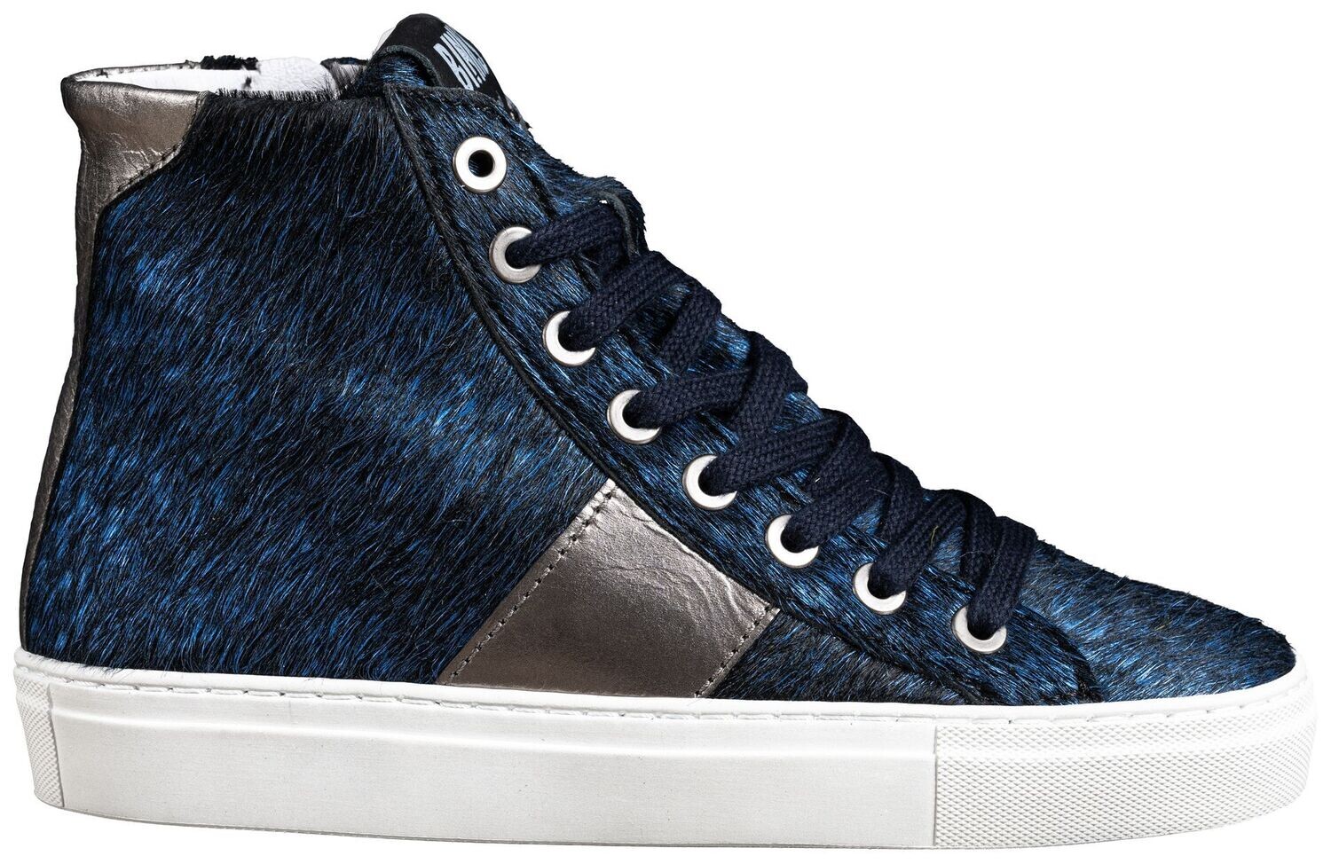 MILA.01 BLUE METALIC FUR