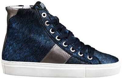 MILA.01 BLUE METALIC FUR