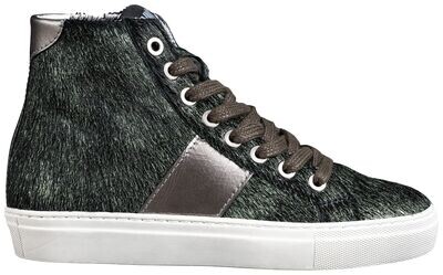 MILA.11 GREEN METALIC FUR