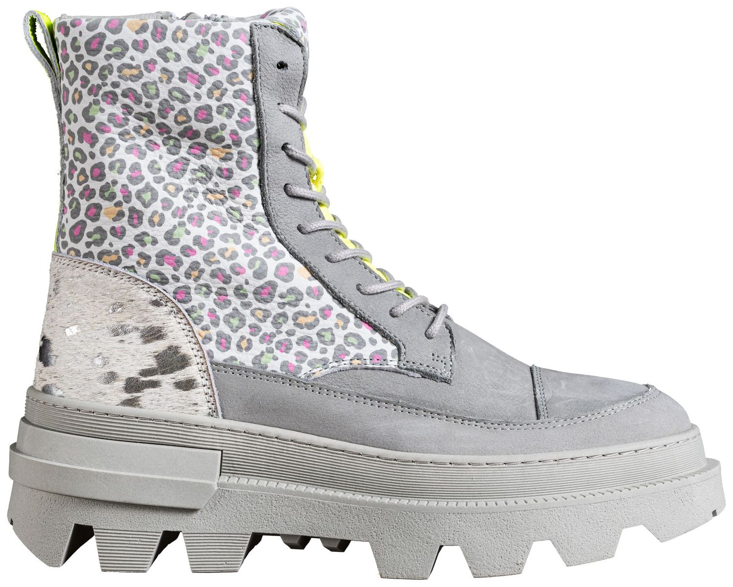 BRUNELLA.01 MULTI LEO LIME # size 37 Unikat