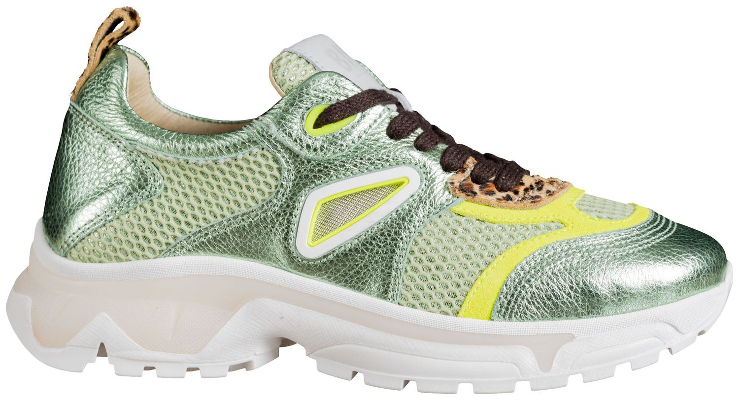 LEMON.02/05 METALLIC GREEN MESH # size 37