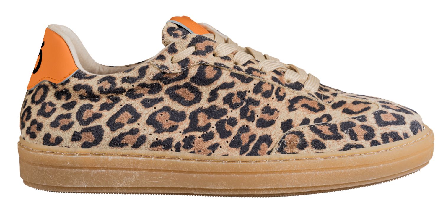 HOLLY.03/01 SUEDE LEOPARD ORANGE # new in