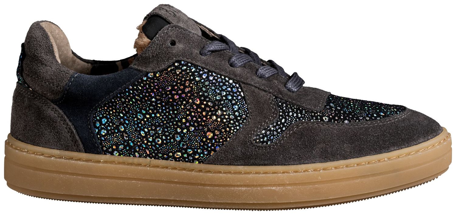 GOLD.03/30 SUEDE GREY BLING # unique size 37