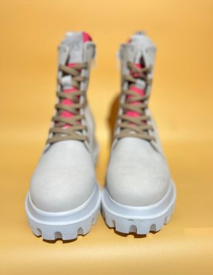 MIA.19/13 PEACE LEO NUBUK WHITE PINK ☮️ unique size 37