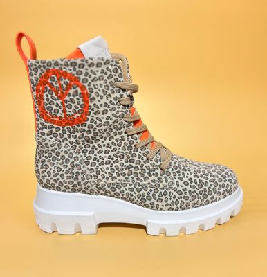 MIA.19/11 PEACE LEO PETITE BEGE ORANGE ☮️ unique size