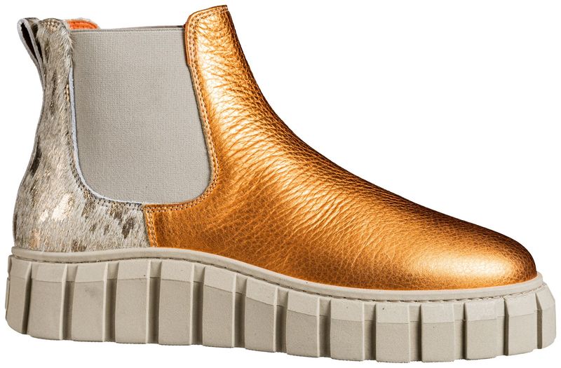 AVA.08/84 NARANJA METALLIC FUR PLATIN ORANGE # unique size 37