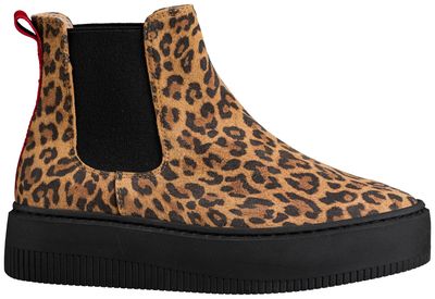 MOURA.03/17 SUEDE DK. LEOPARD RED VERNIZ