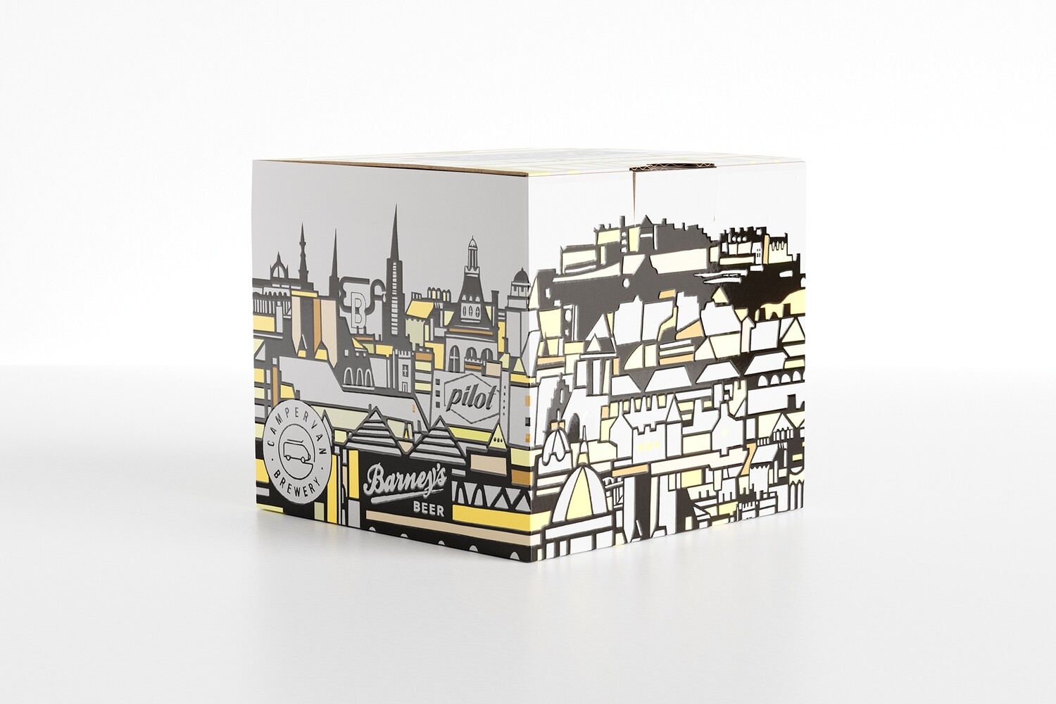 Edinburgh LAGER CUBE (4 x 330ml cans)