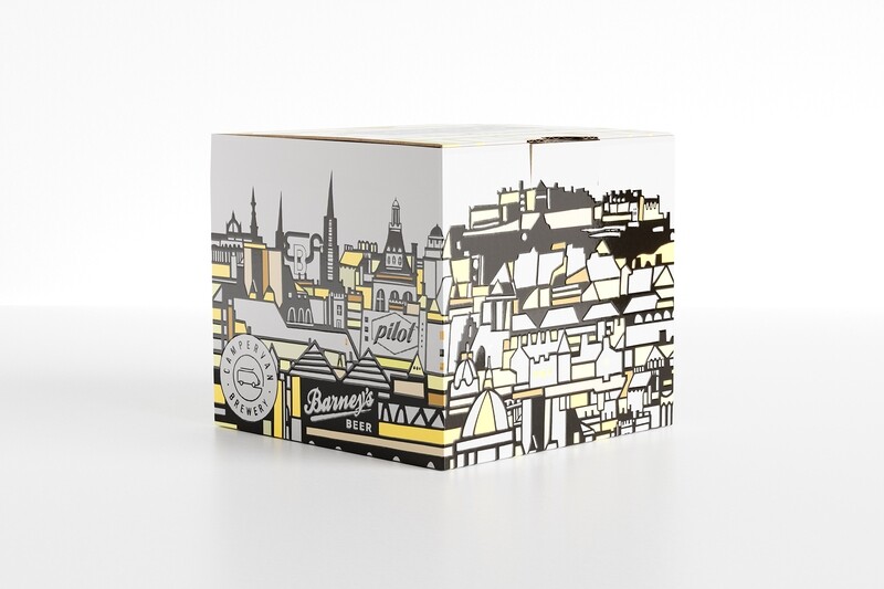 Edinburgh LAGER CUBE (4 x 330ml cans)