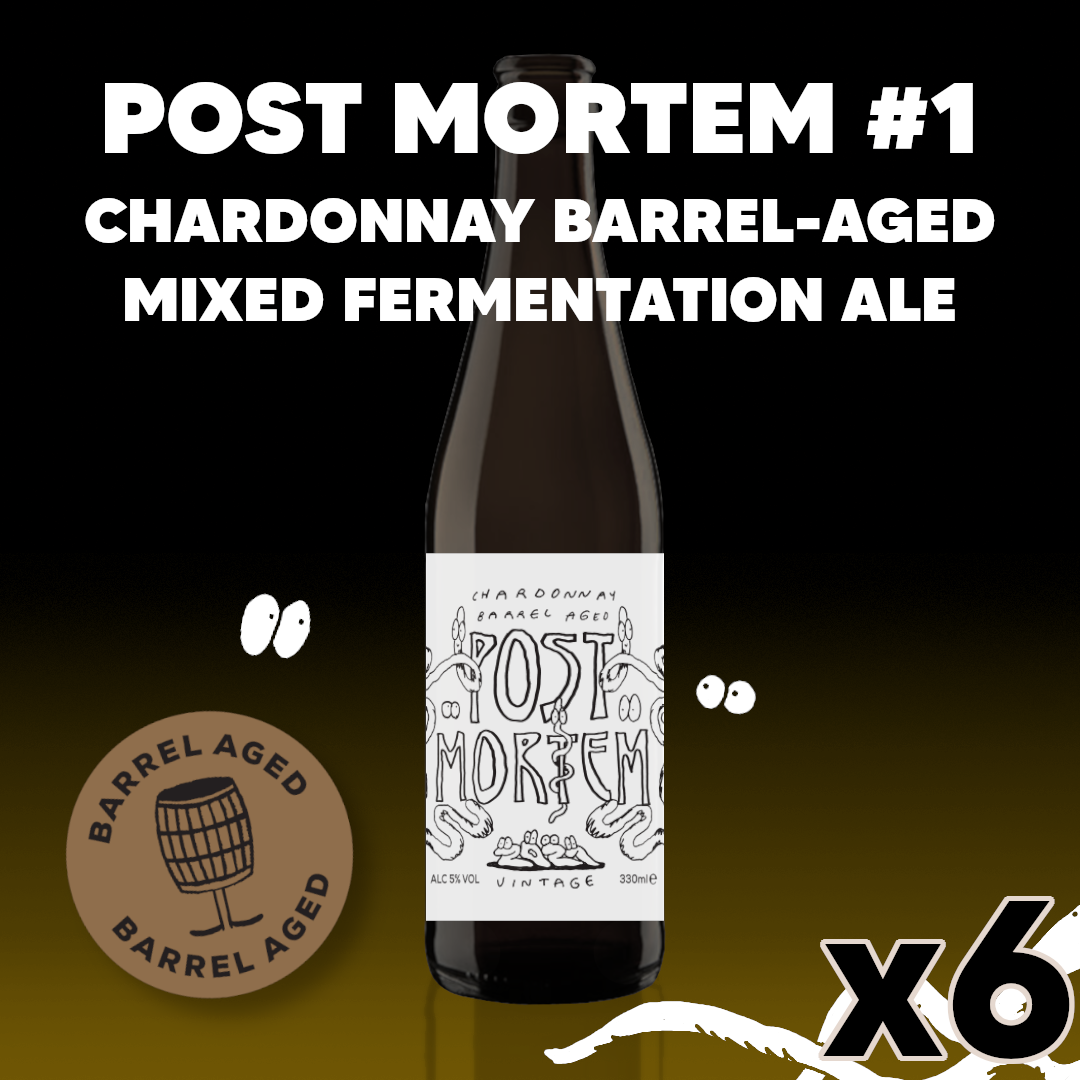 Barney's Post Mortem Barrel-Aged #1 Chardonnay x 6 bottles