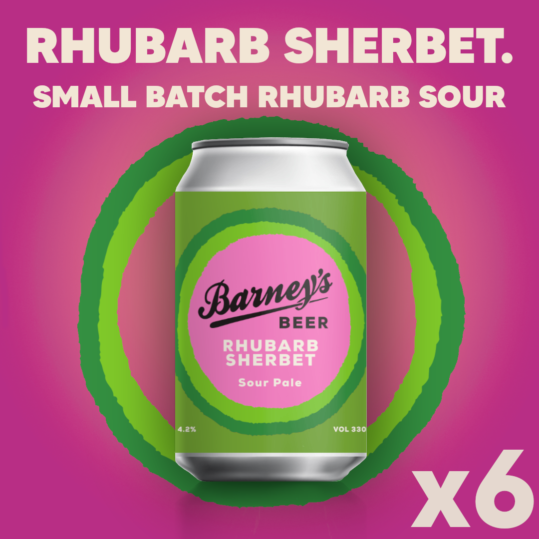 Barney's Rhubarb Sherbet Pale Sour 6 pack