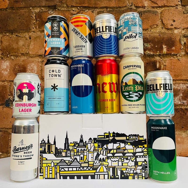Edinburgh Craft Lagers x 24 (FREE SHIPPING)