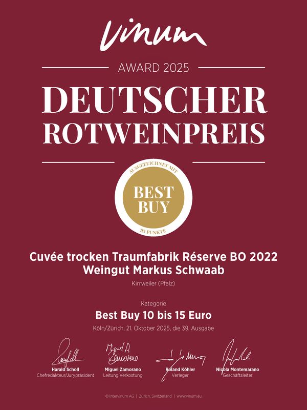 2023 TRAUMFABRIK Rotwein Cuvée Reserve BO trocken