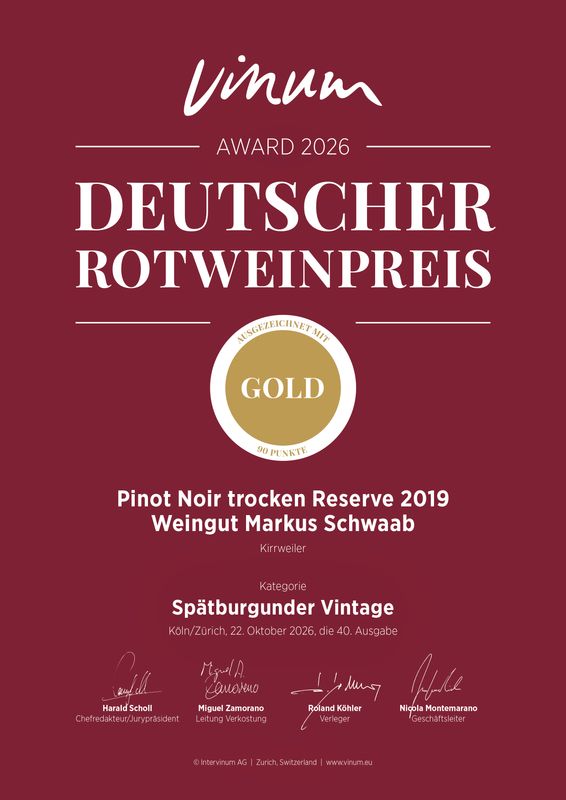 2019 Pinot Noir Réserve trocken