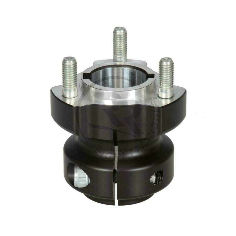 Wheel Hub D.30mm L.62mm Key 6/8mm - Black Aluminium Wheel Hub D.30mm L.62mm Key 6/8mm - Black Aluminium