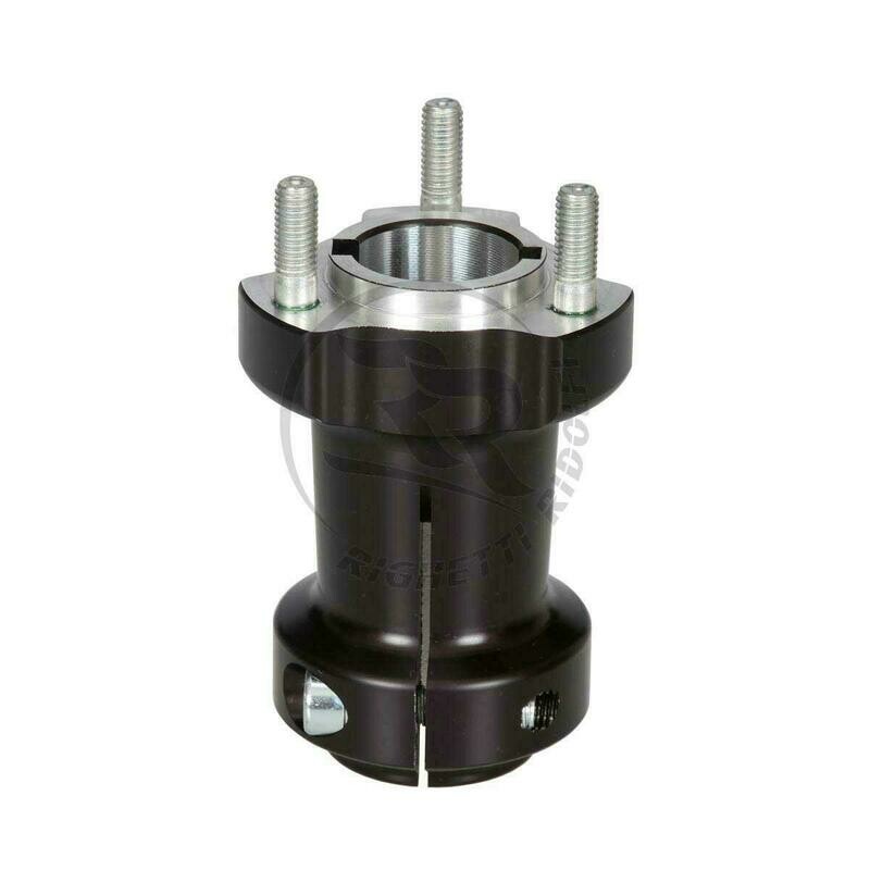 Wheel Hub D.30mm L.95mm Key 6/8mm - Black Aluminium Wheel Hub D.30mm L.95mm Key 6/8mm - Black Aluminium