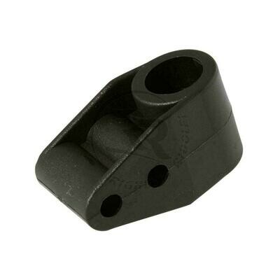 Steering Column Support D.20, Double hole 8mm, Black Colour