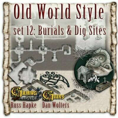 Old World Style Set 12: Burials & Dig Sites