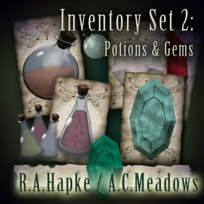 Inventory Set 2: Potions & Gems