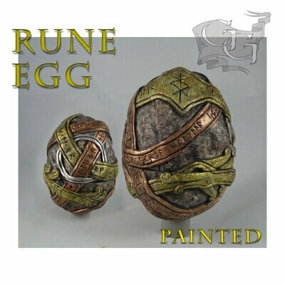 Rune Egg - Painted