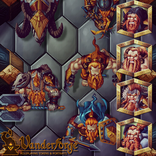 Dwarven Male Heroes 1