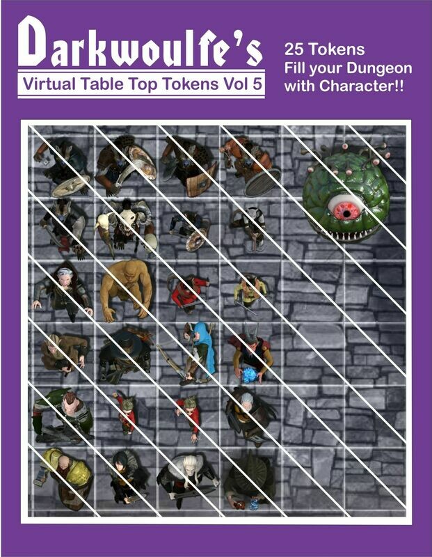 Darkwoulfe's VTT Tokens Volume 5