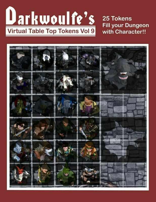 Darkwoulfe's VTT Tokens Volume 9