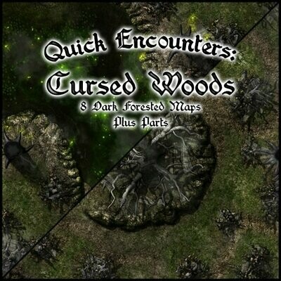 Quick Encounters: Cursed Woods set 1