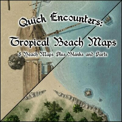 Quick Encounters: Tropical Beach Maps