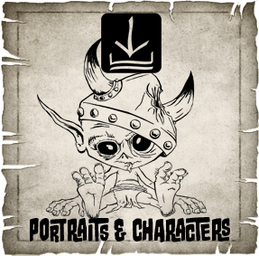 Portraits and characters
