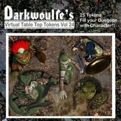 Darkwoulfe's Virtual Token Vol 24 - Beast of the Bogs