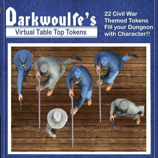 Darkwoulfe's Token Pack: Civil War Supplement
