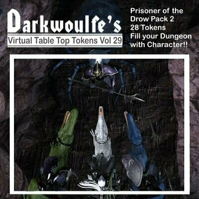 Darkwoulfe's Token Pack Vol 29: Prisoners of the Drow II