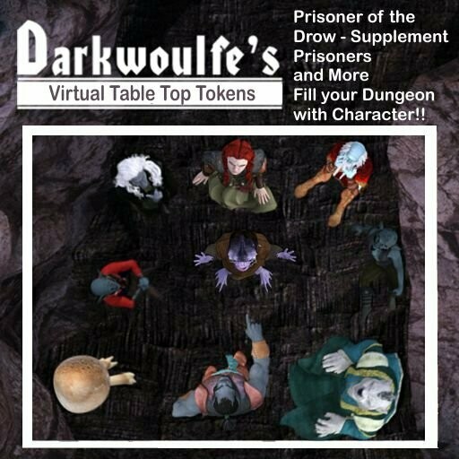 Darkwoulfe's Token Pack:  Prisoners of the Drow Supplement