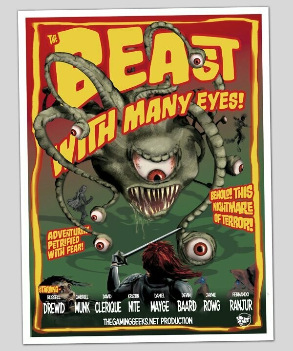 The Beast with Many Eyes! poster