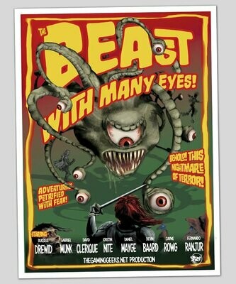 The Beast with Many Eyes! poster