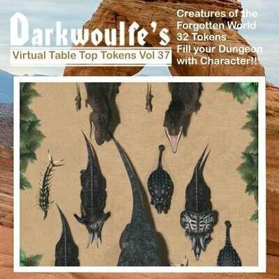 Darkwoulfe's Token Pack Vol37 - Creatures of the Forgotten World