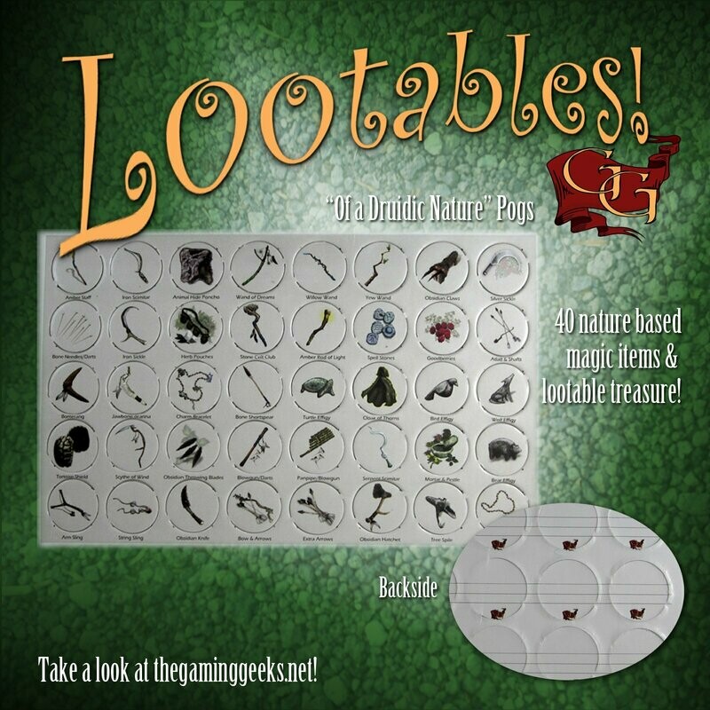 Lootables! "Of a Druidic Nature" Treasure Pogs