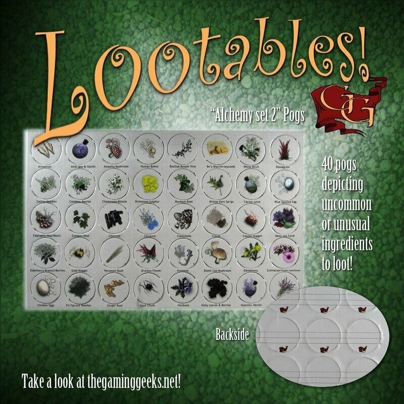 Lootables! "Alchemy 2" Treasure Pogs