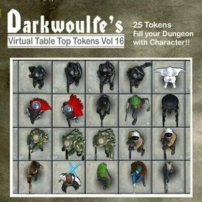 Darkwoulfe's Token Pack Vol16: Space Saga