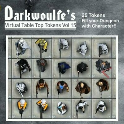 Darkwoulfe's Token Pack Vol15: Space Saga