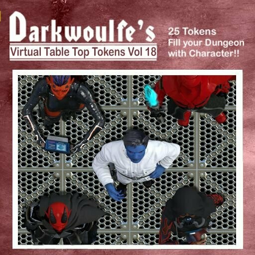 Darkwoulfe's Token Pack Vol18: Space Saga