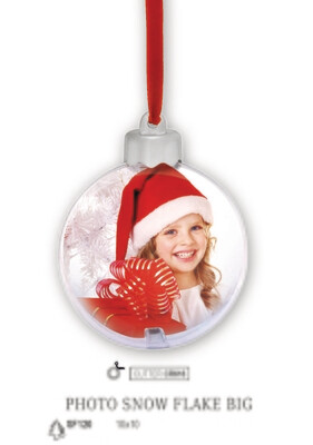 PALLINA 10x10 CON FOTO - DOPPIO LATO