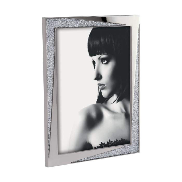 PORTAFOTO IN METALLO CON GLITTER - 10x15