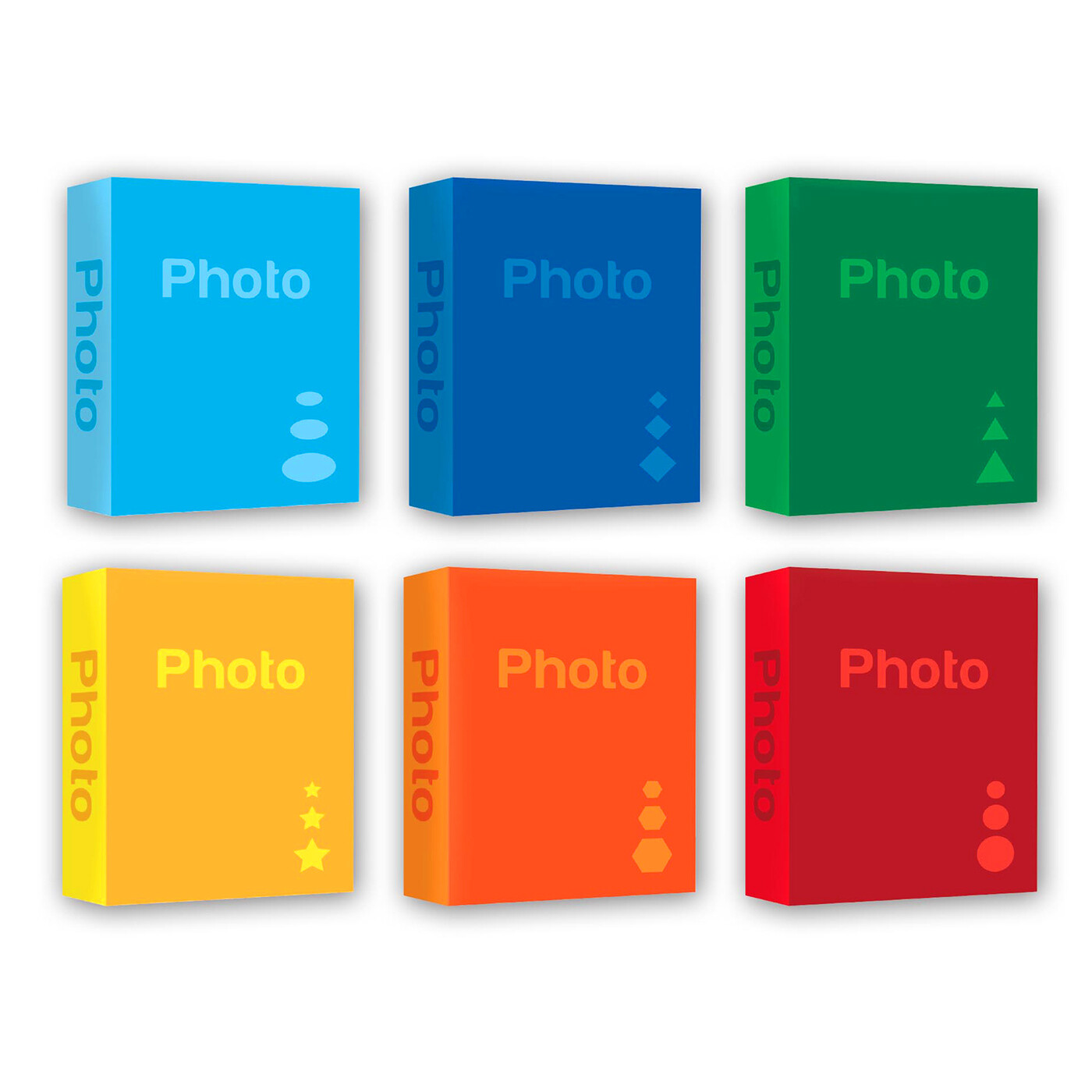 ALBUM BASIC 11X16 - 402 foto - BLU